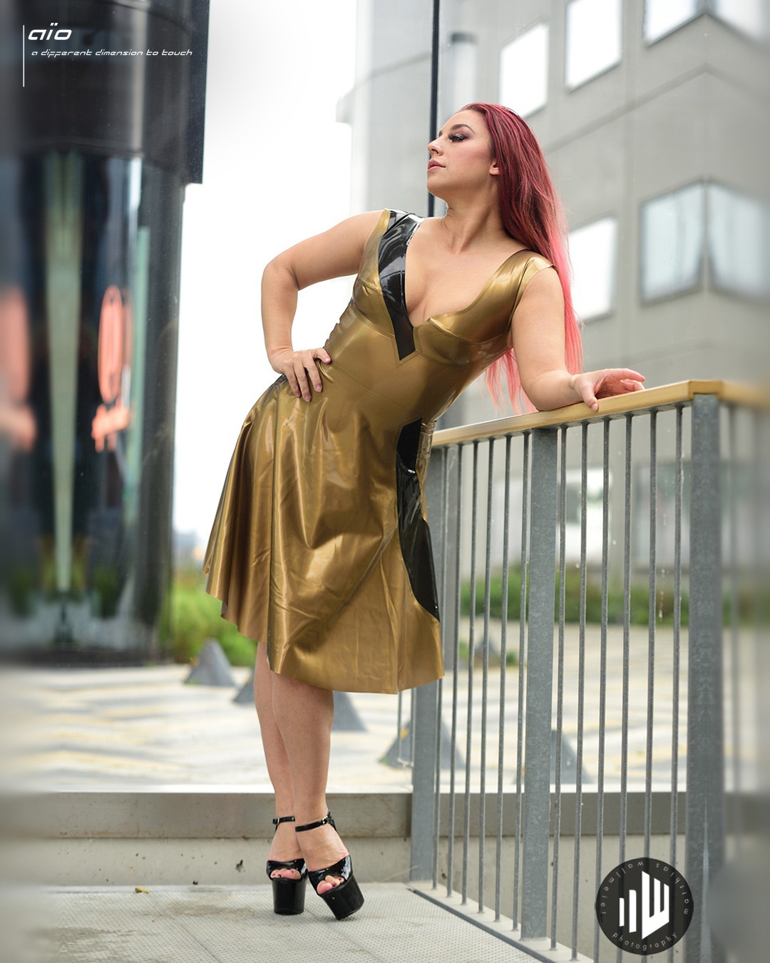 dress Eve skater aus Latex von aïo