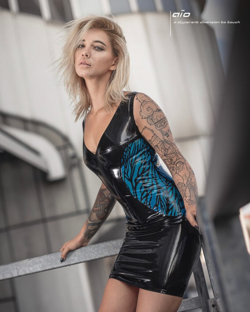 dress heather deluxe, Muster Small Waves, getragen von WitchyPixie, Foto: cbas_lab