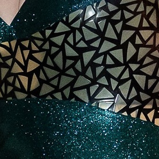 Muster Triangles, Ausschnitt vom dress victoria deluxe